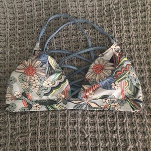 Floral Print Sports Bra